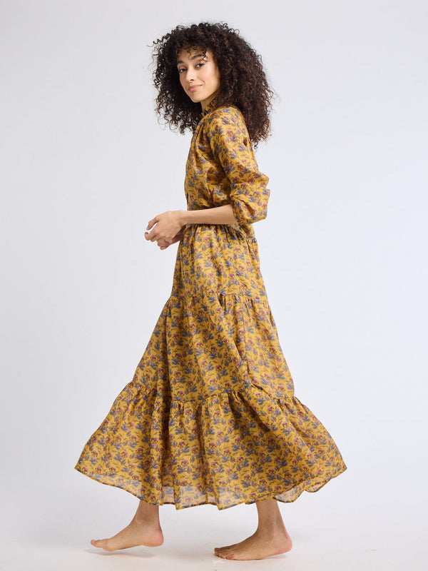 Paola Skirt in Rattan Floral — view 2