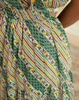 MILLE Clothing Paola Skirt in Rose Stripe