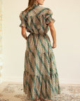 MILLE Clothing Paola Skirt in Rose Stripe