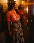 MILLE Clothing Paola Skirt in Rose Stripe