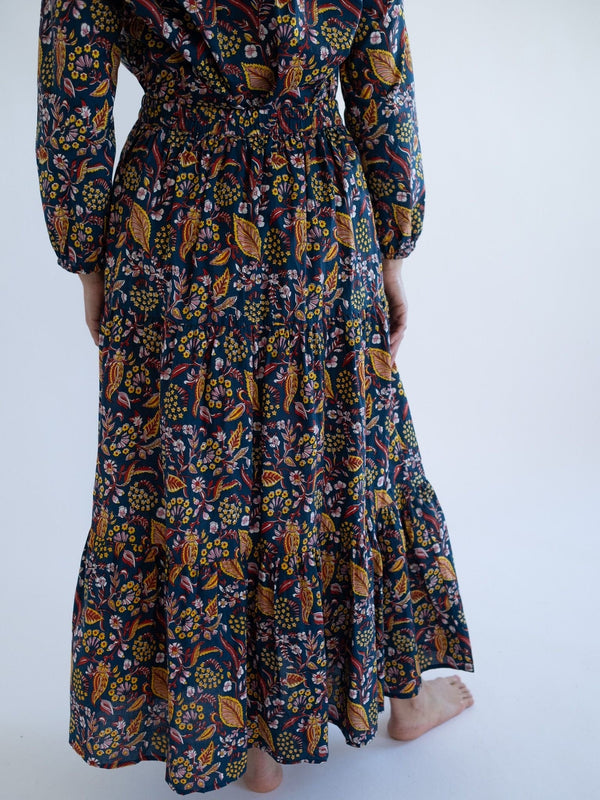 Paola Skirt in Star Floral — view 3