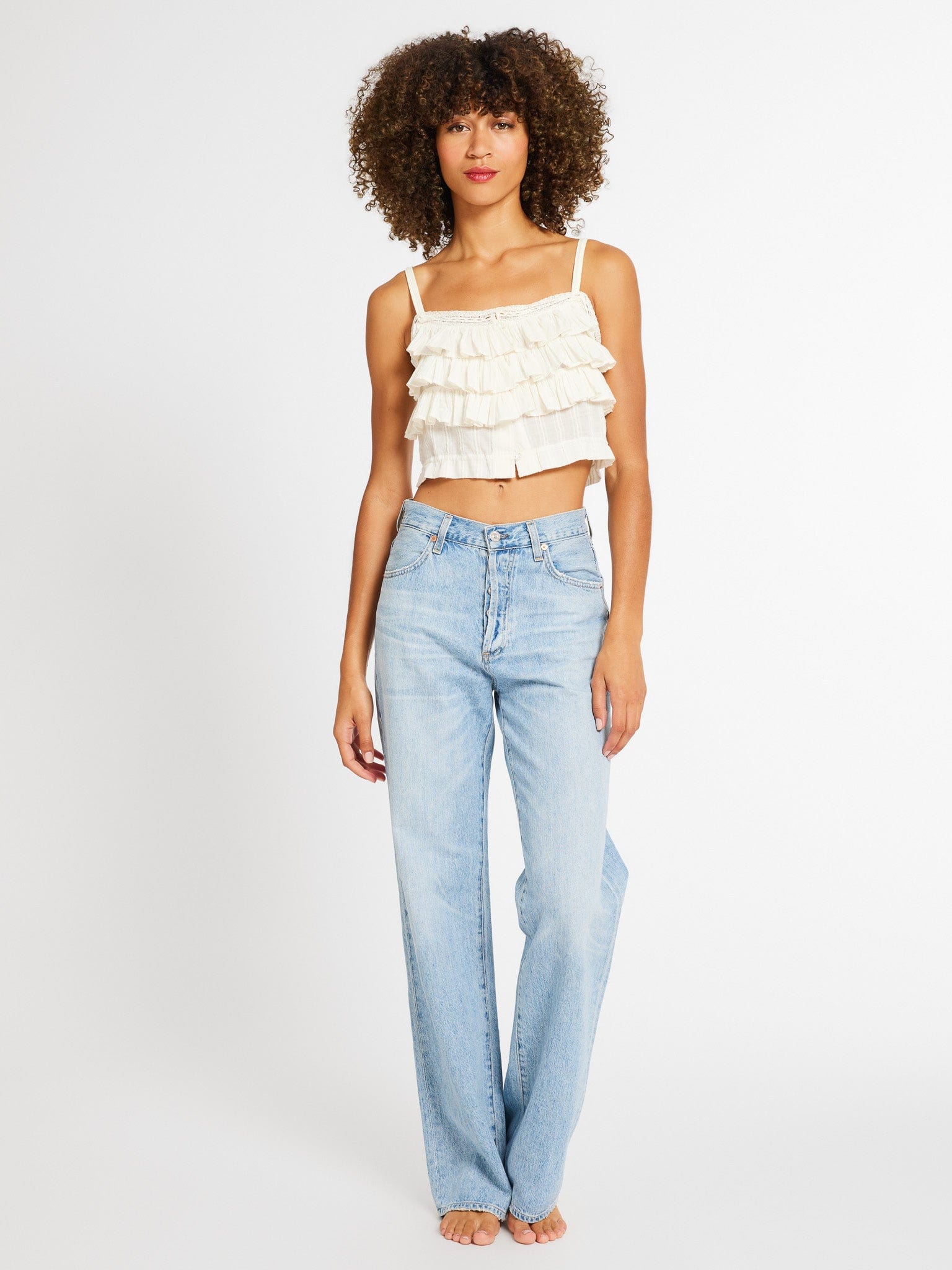 MILLE Clothing Patti Top in Casablanca