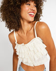 MILLE Clothing Patti Top in Casablanca