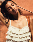 MILLE Clothing Patti Top in Casablanca