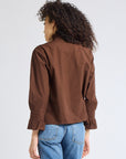 MILLE Clothing Phoebe Top in Chocolate