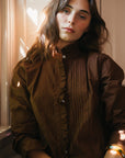 MILLE Clothing Phoebe Top in Chocolate