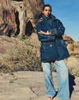 MILLE Clothing Ricky Peacoat in Atlantic