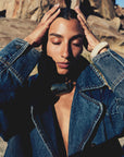 MILLE Clothing Ricky Peacoat in Atlantic