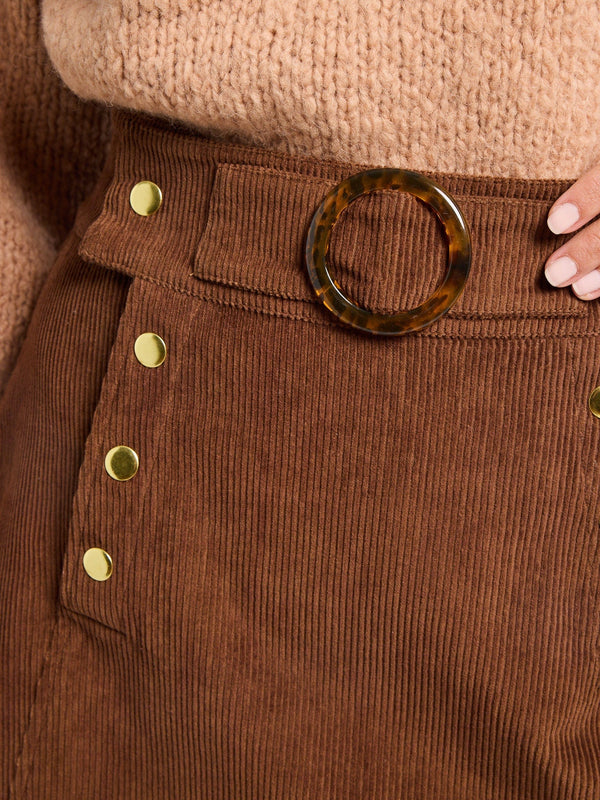 Ricky Peacoat in Coffee Cord — view 17