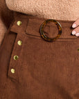 MILLE Clothing Ricky Peacoat in Coffee Cord