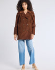 MILLE Clothing Ricky Peacoat in Coffee Cord