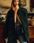 MILLE Clothing Ricky Peacoat in Spruce Cord