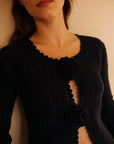 MILLE Clothing Rosita Cardigan in Navy