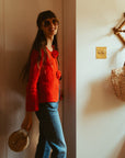 MILLE Clothing Rosita Cardigan in Scarlet