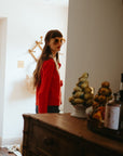 MILLE Clothing Rosita Cardigan in Scarlet
