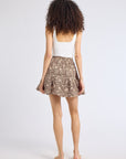 MILLE Clothing Rowan Skirt in Cocoa Floral