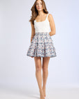 MILLE Clothing Rowan Skirt in Navy Floral