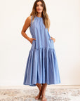 MILLE Clothing Sabine Dress in Harbor Stripe