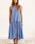 MILLE Clothing Sabine Dress in Harbor Stripe