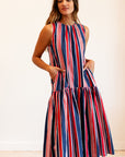 MILLE Clothing Sabine Dress in Sailing Stripe
