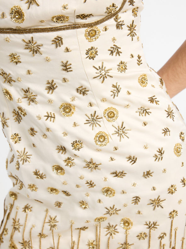 Sabrina Dress in Champagne — view 7