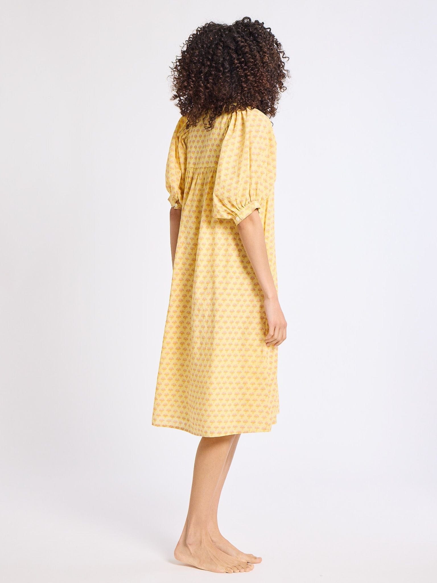 MILLE Clothing Saffron Dress in Buttercup