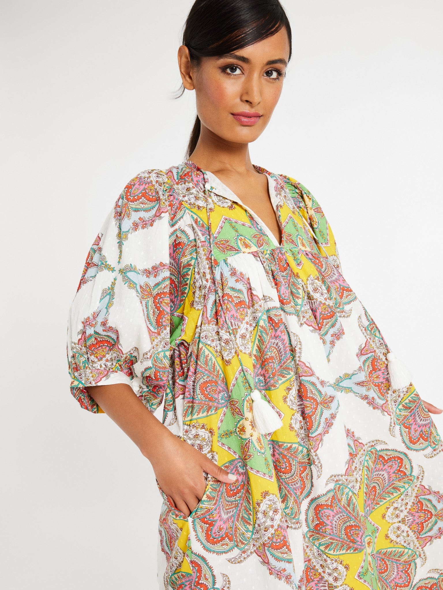 Saffron Dress in Kaleidoscope MILLE