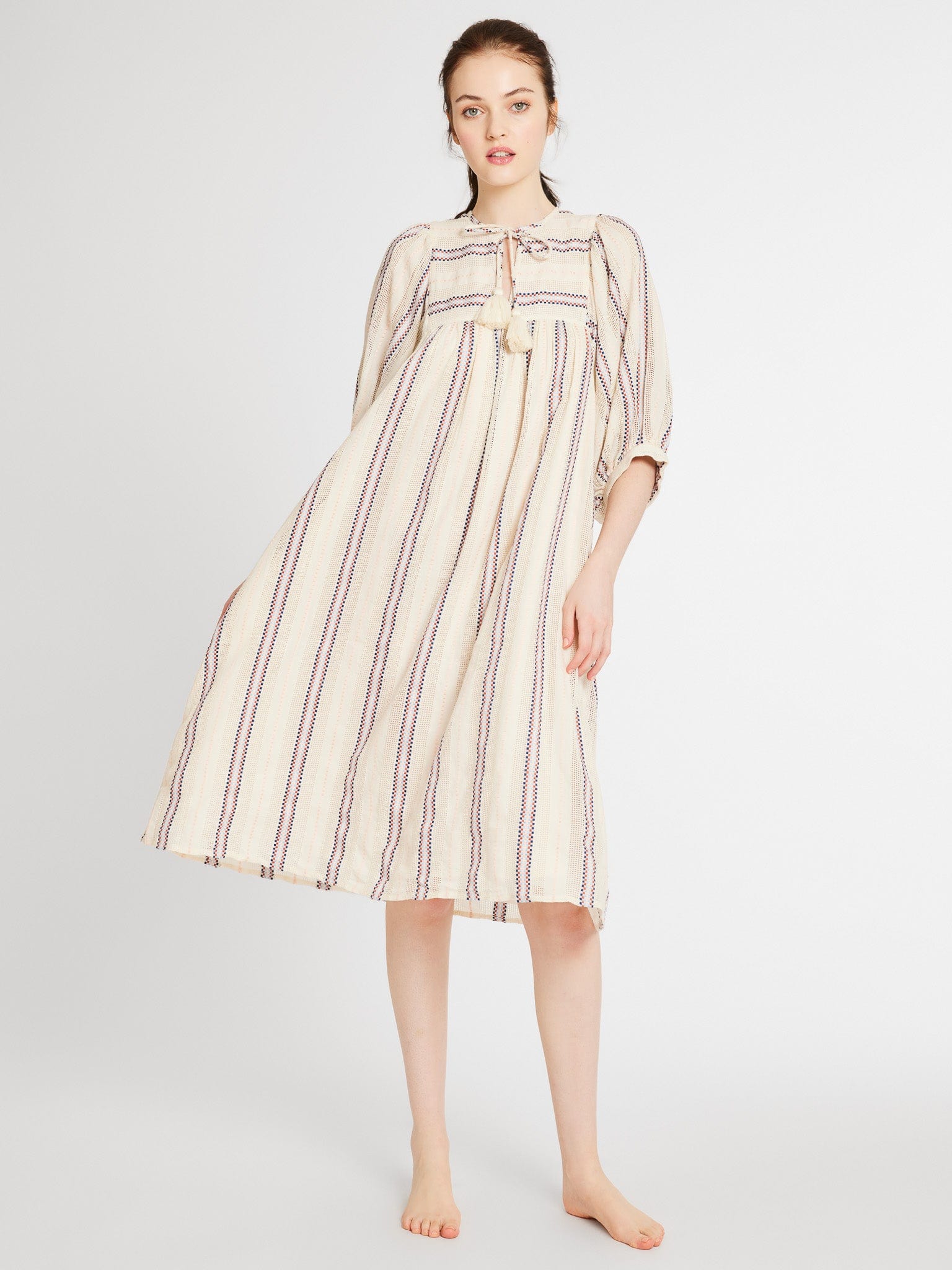 MILLE Clothing Saffron Dress in O&#39;Keeffe Stripe