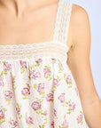 MILLE Clothing Sasha Top in Rose Block Print