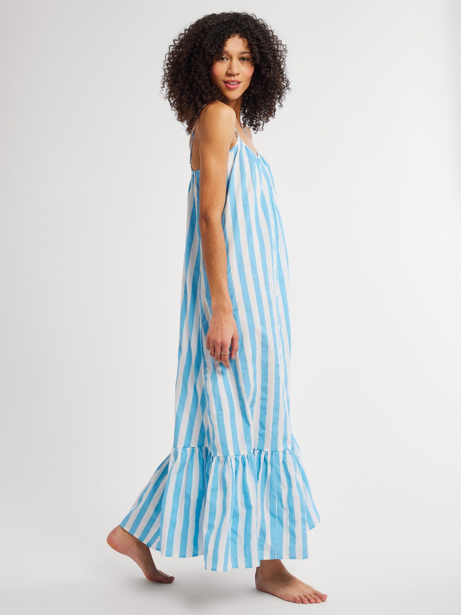 MILLE Clothing Sienna Dress in Atoll Stripe