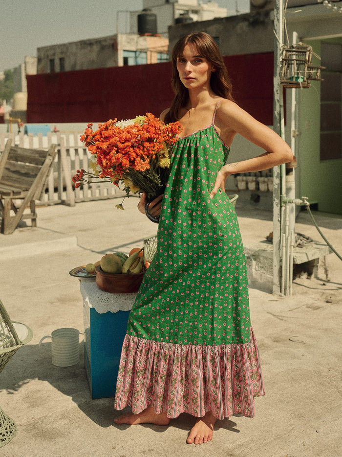 Sienna Dress in Jelly Bean
