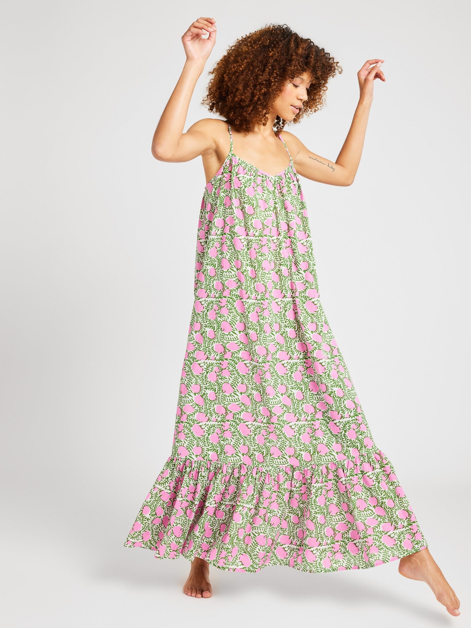 MILLE Clothing Sienna Dress in Pink Lemonade