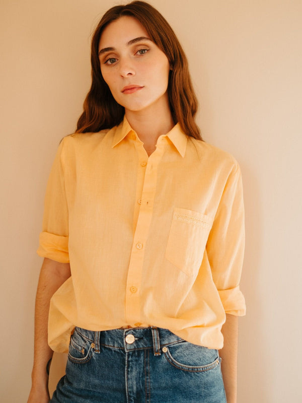 Sofia Top in Apricot — view 4