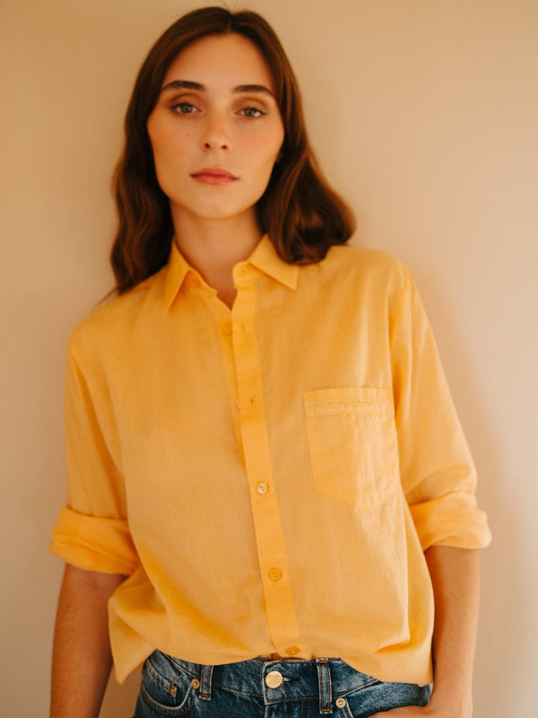 Sofia Top in Apricot — view 5