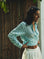MILLE Clothing Sofia Top in Blue Hearts