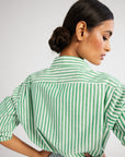 MILLE Clothing Sofia Top in Kelly Stripe
