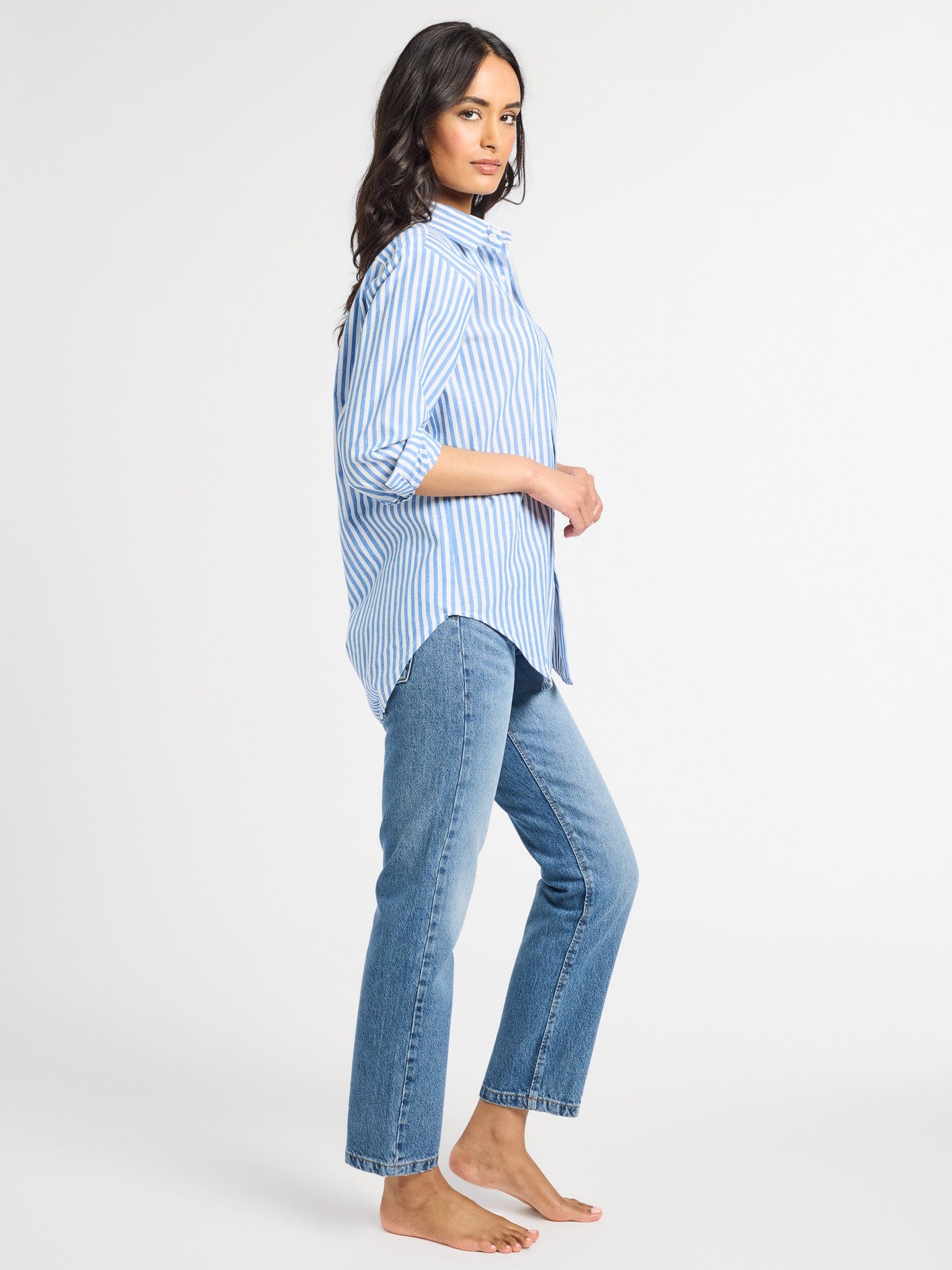 MILLE Clothing Sofia Top in Monaco Stripe