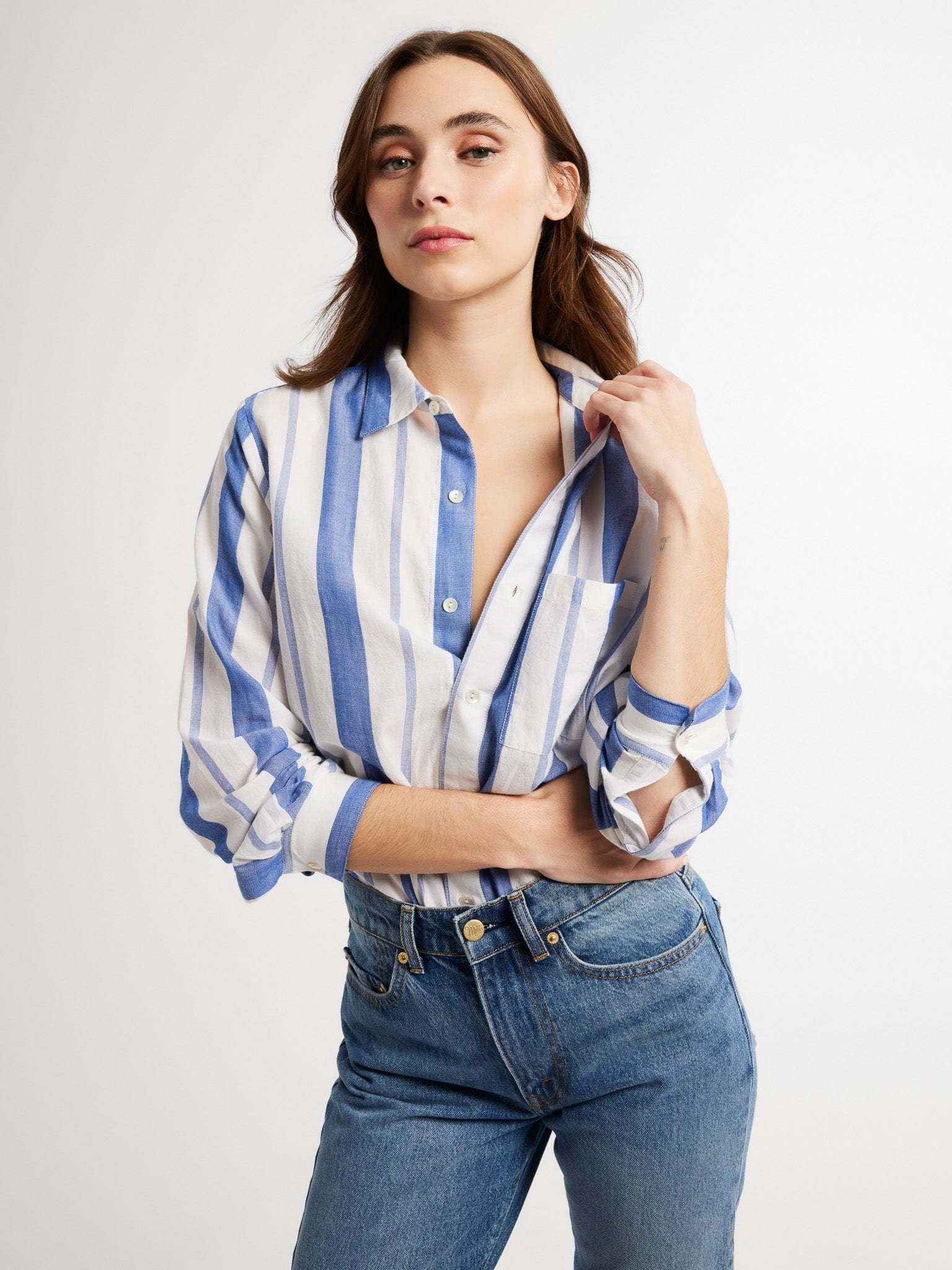 MILLE Clothing Sofia Top in Nantucket Stripe