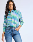MILLE Clothing Sofia Top in Printemps Stripe