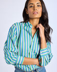 MILLE Clothing Sofia Top in Printemps Stripe