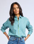 MILLE Clothing Sofia Top in Printemps Stripe