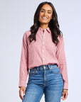 MILLE Clothing Sofia Top in Tango Stripe