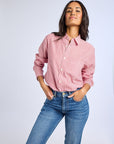 MILLE Clothing Sofia Top in Tango Stripe
