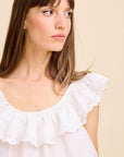 MILLE Clothing Stella Top in Ivory