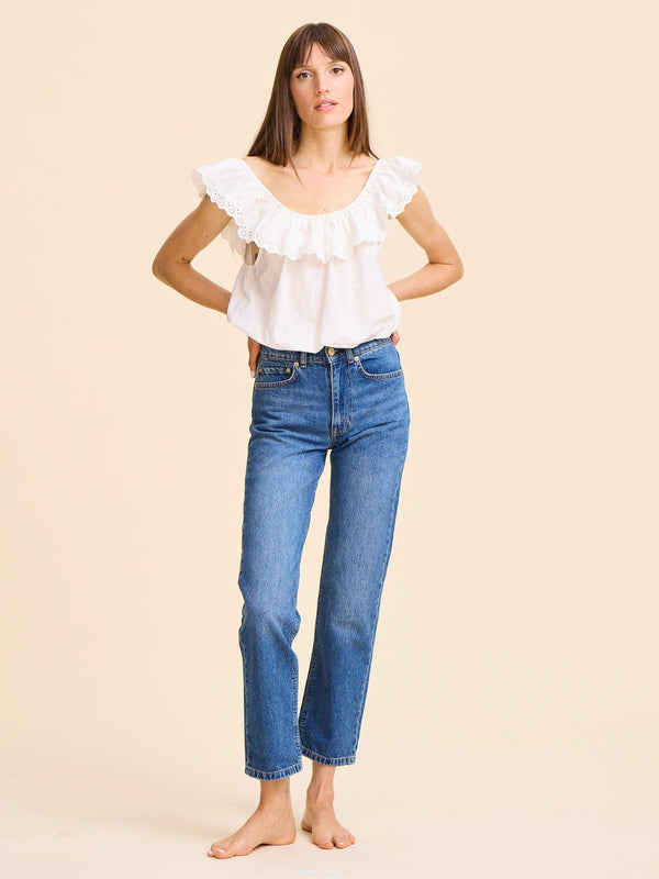 Stella Top in Ivory — view 4