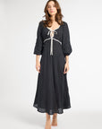 MILLE Clothing Suki Dress in Black & White Dot