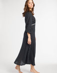 MILLE Clothing Suki Dress in Black & White Dot