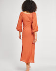 MILLE Clothing Suki Dress in Terracotta Dot