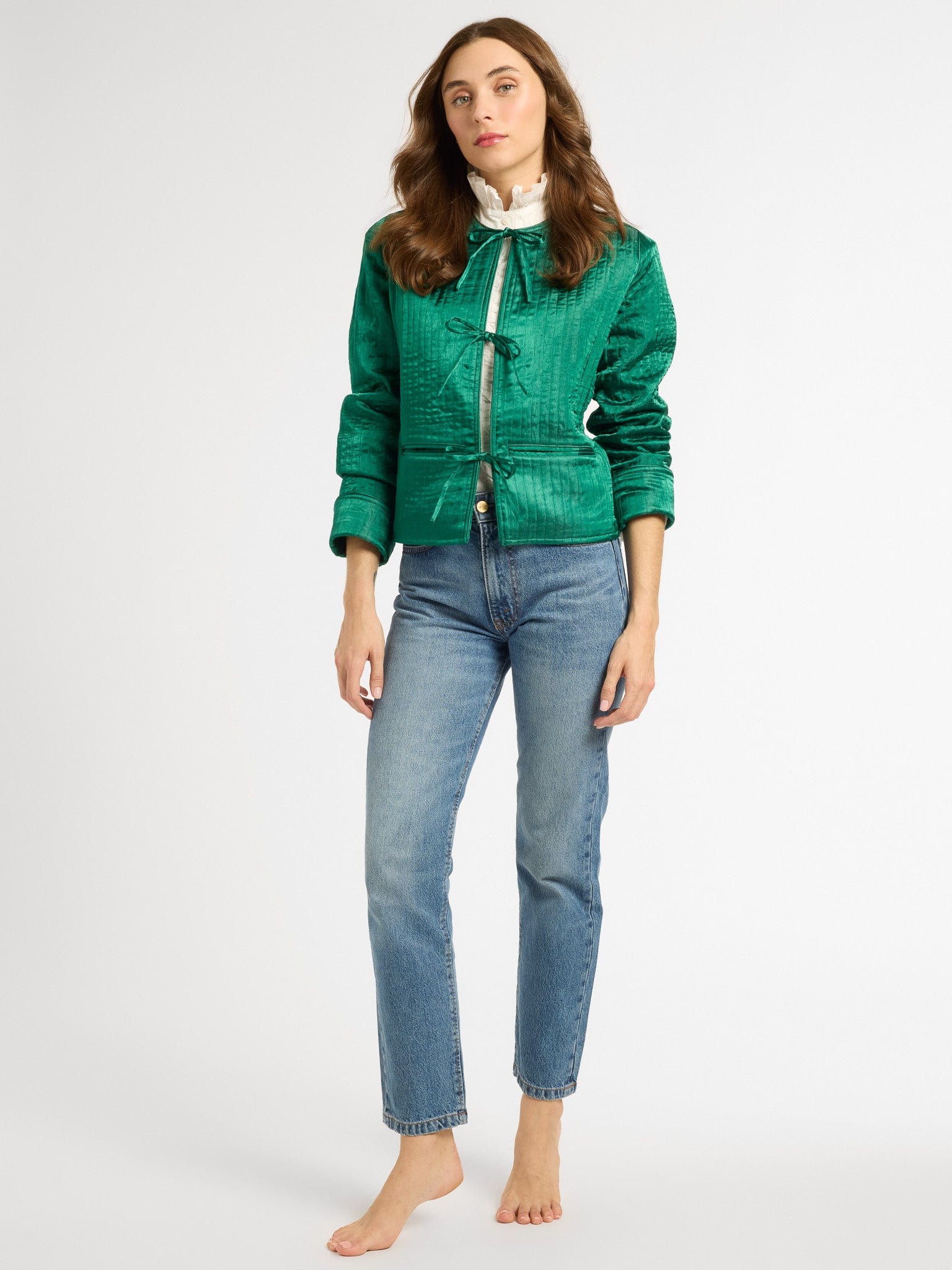 MILLE Clothing Sylvie Jacket in Emerald