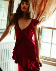 MILLE Clothing Tallulah Dress in Claret